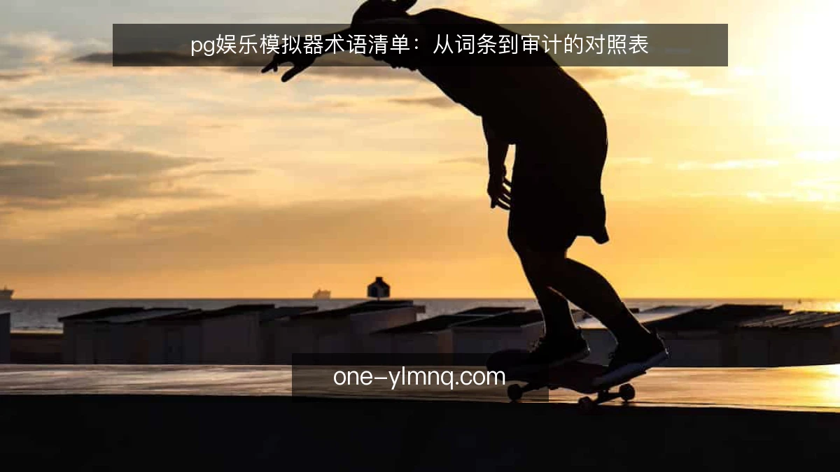 pg娱乐模拟器术语清单：从词条到审计的对照表